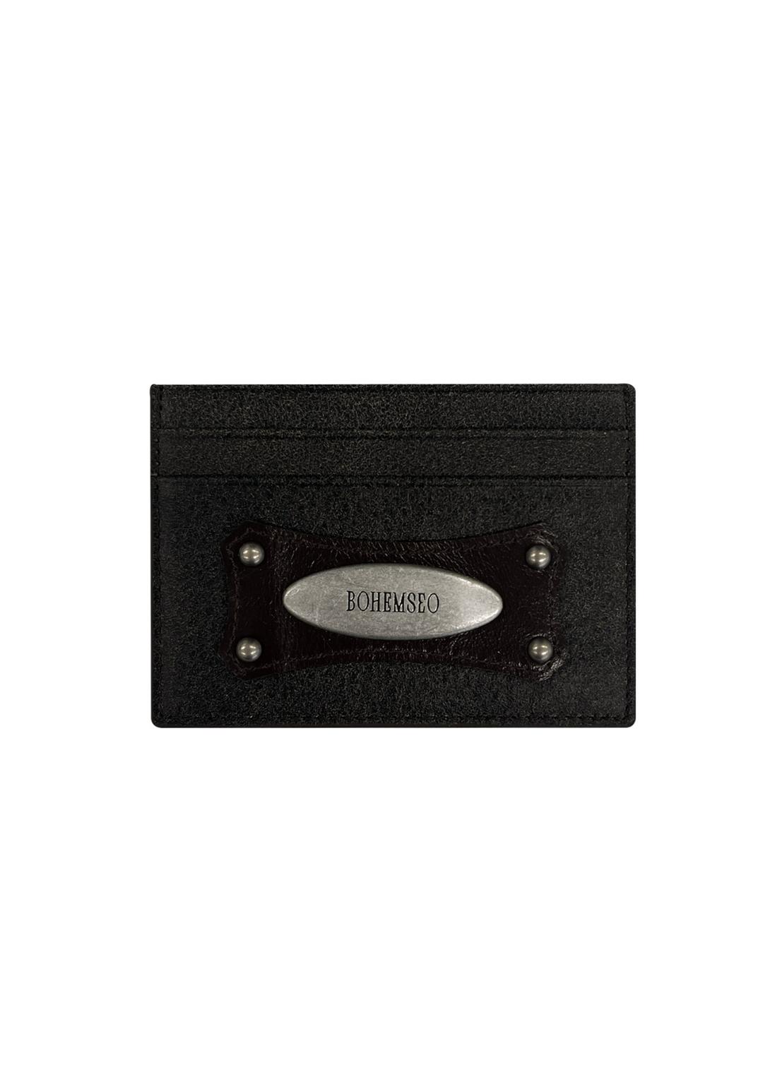 WESTERN CARD WALLET, VINTAGE BROWN