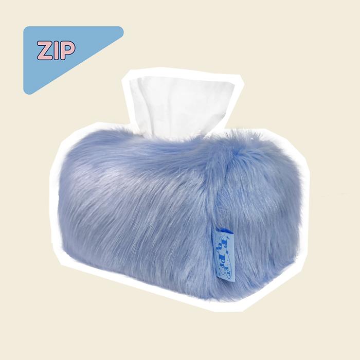 Fur-ppet Tissue Case (Sky Blue)