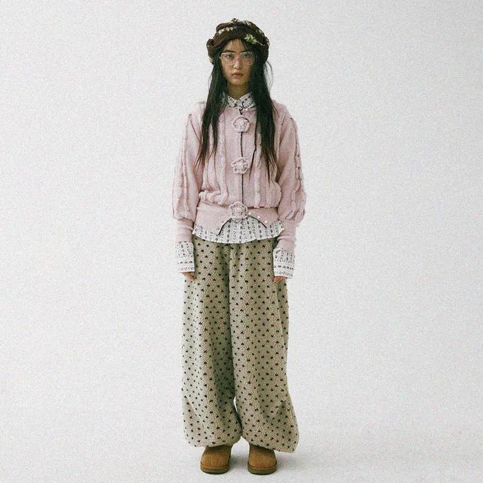 Fleece Balloon Pants_Beige