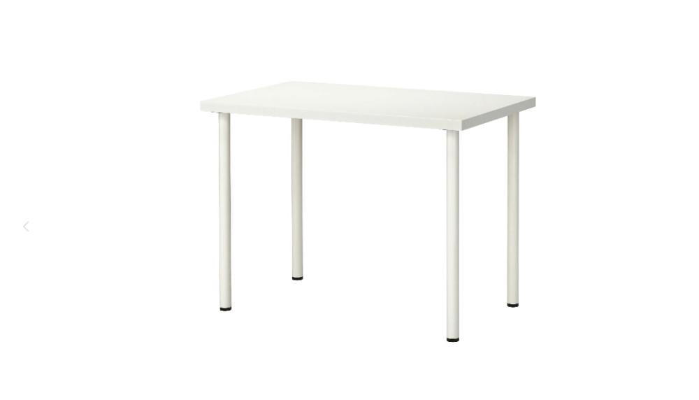 LINNMON 린몬 / ADILS 아딜스 테이블, 화이트 100x60cm 092.464.08 [이케아]