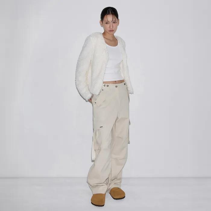 Guardian Fur Cardigan (ivory)