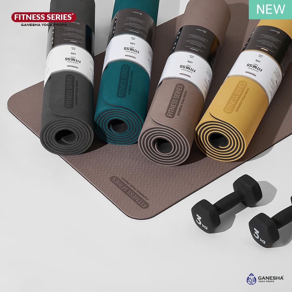 [가네샤요가프랍스] [NEW] 가네샤 피트니스 라이트 매트 TPE 8MM 요가 필라테스 홈트 운동 매트