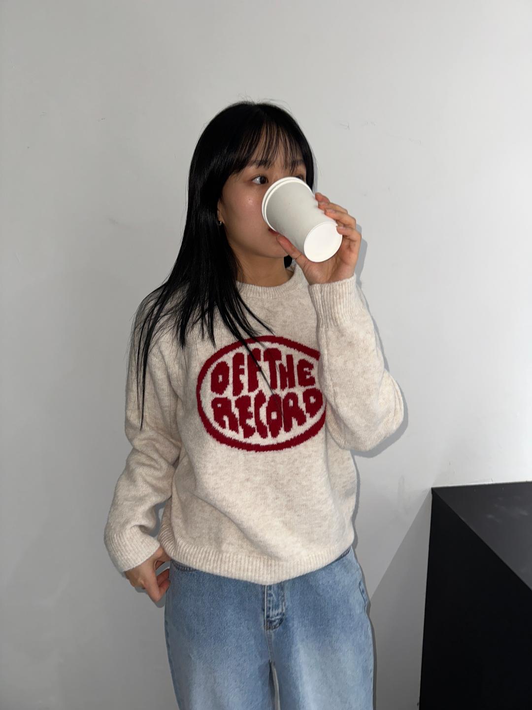 오더 라운드 니트