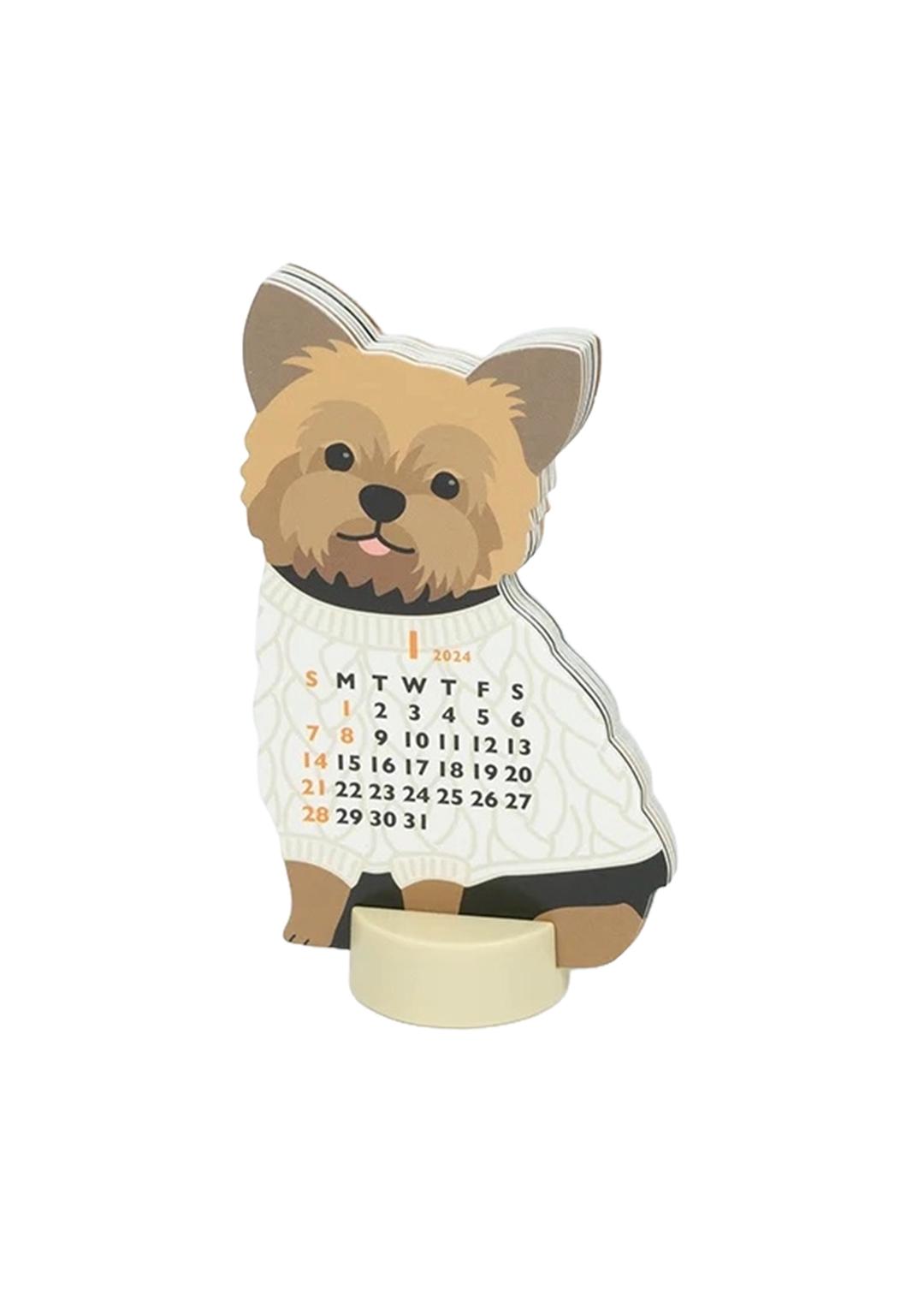 Puppy Desk Calendar - 요크셔테리어