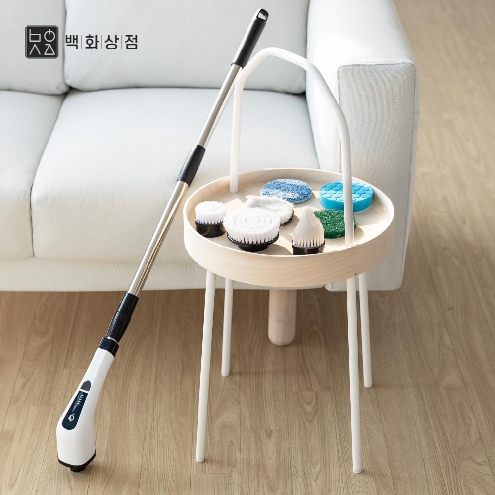 무선 전동 청소솔 화장실 욕실 바닥 타일 창문틀 틈새 솔 브러쉬 청소도구 천장 멀티 자동