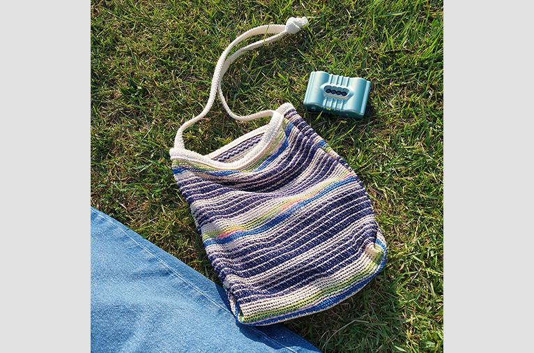 [유아뷰] 스트라이프 네트 백 (재입고)