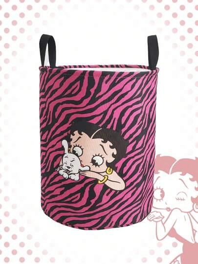 Betty Boop | ROMWE Figure Graphic Foldable Large Capacity Storage Box