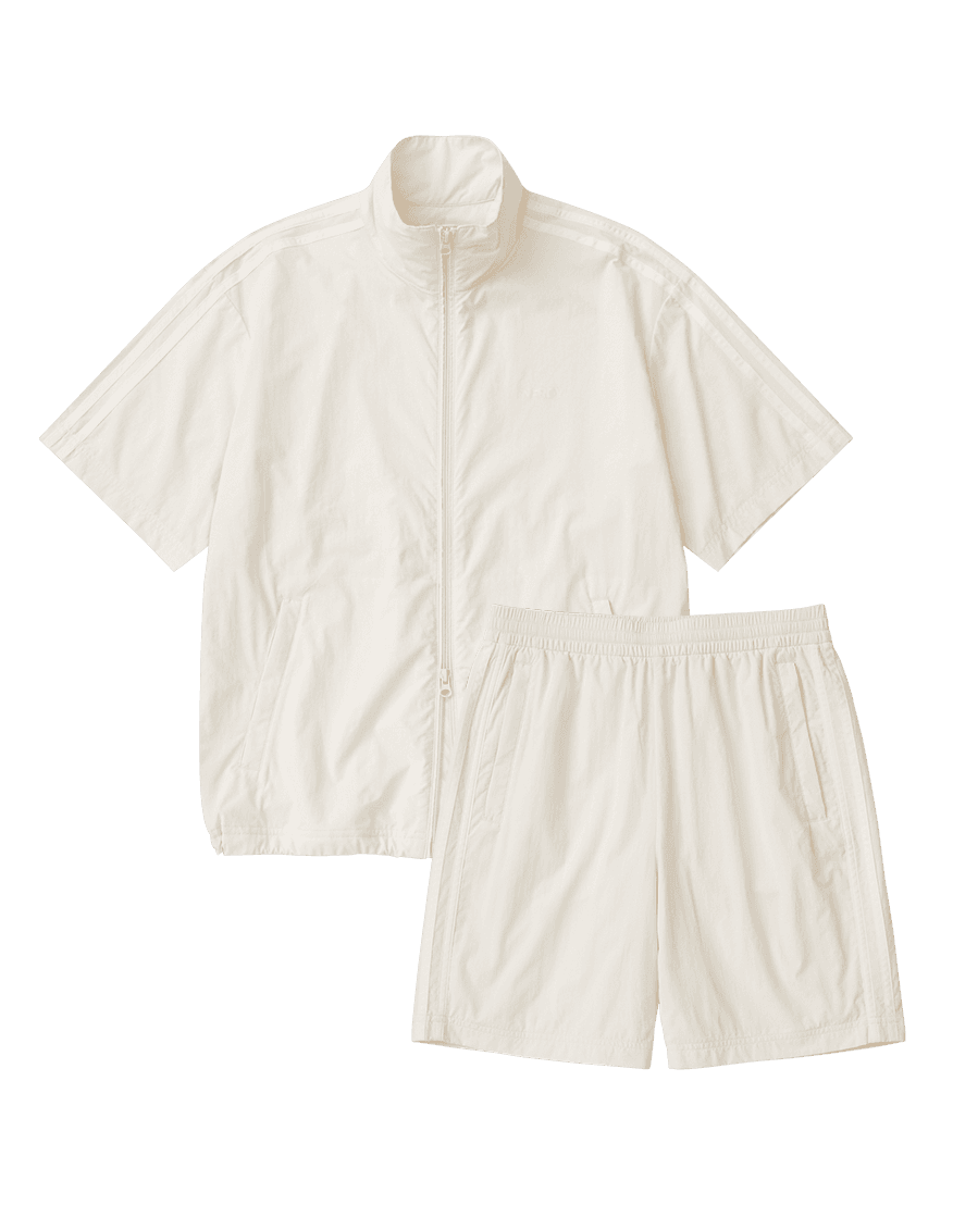 NY 반팔 윈드브레이커 세트 크림