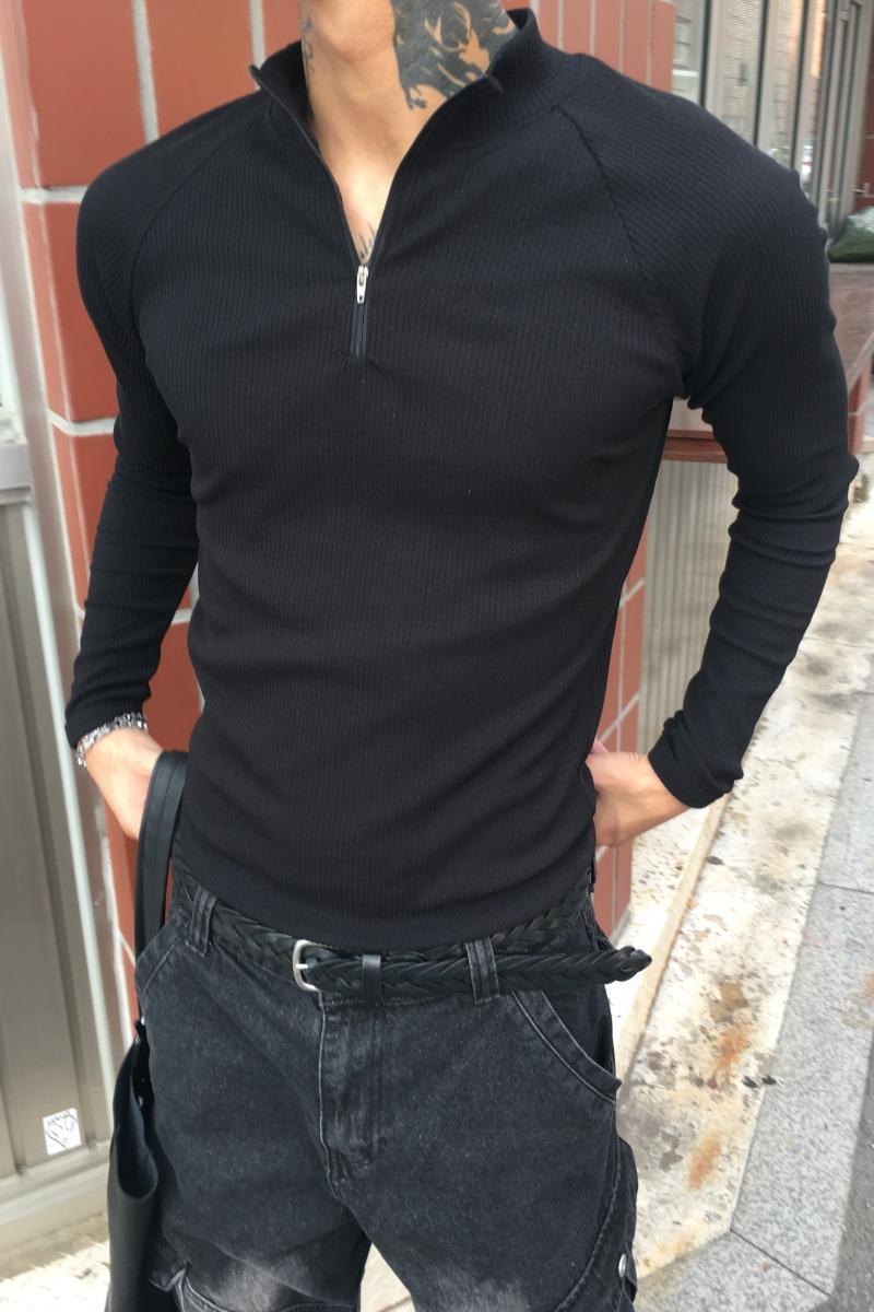 MOT golji muscle zip-up Long sleeve (2color)