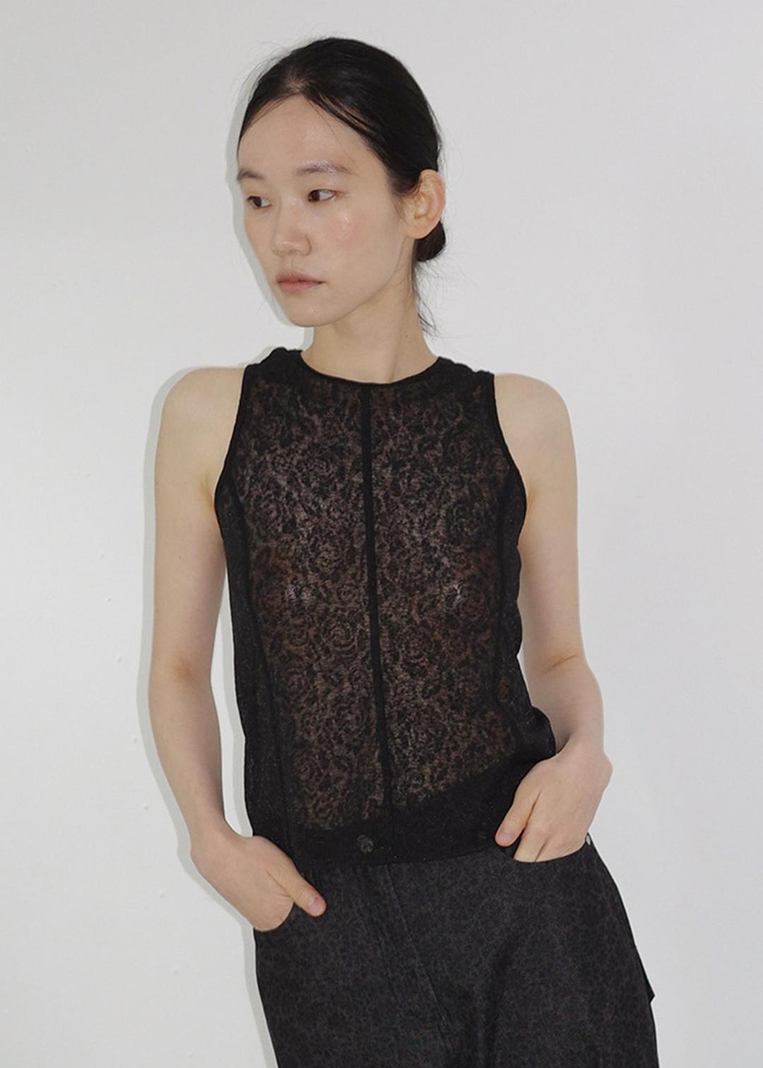 [ 바로배송 ] FLOR TOP [BLACK]