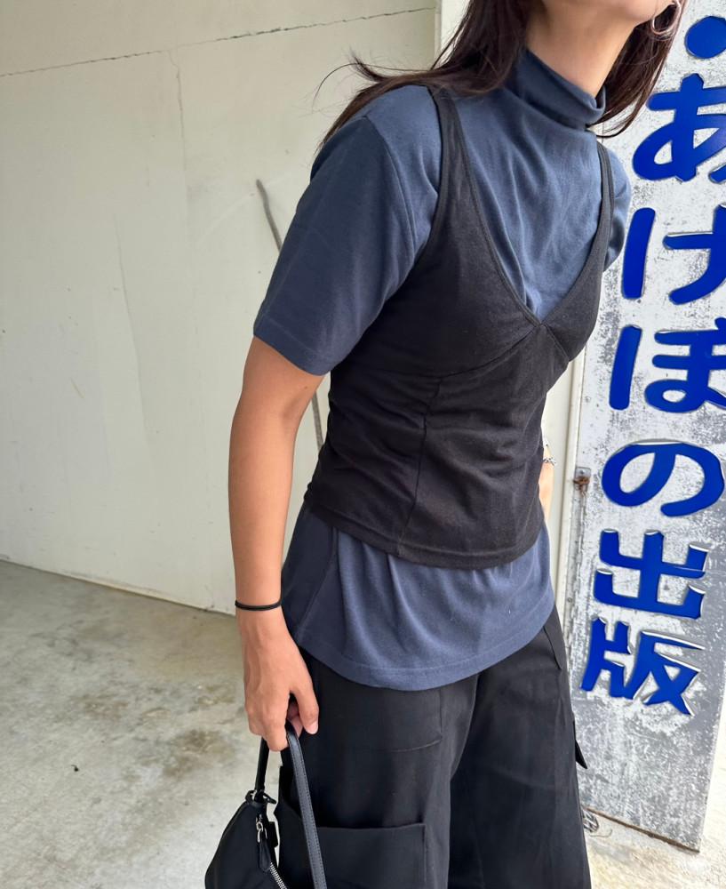 벨누아 소프트 반폴라넥 스판 반팔하프티셔츠(5color)