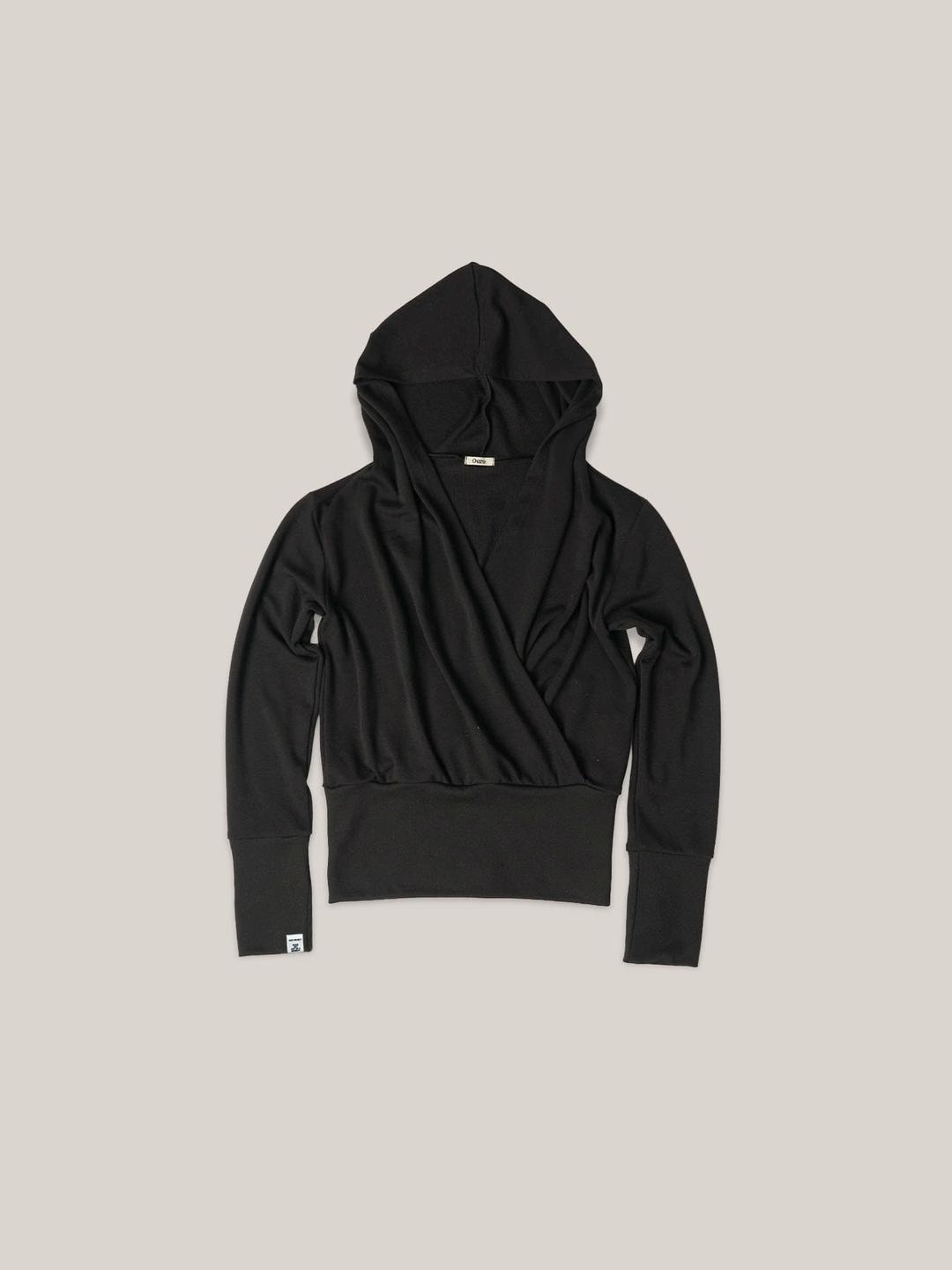 DRAPE HOODIE [ BLACK ]
