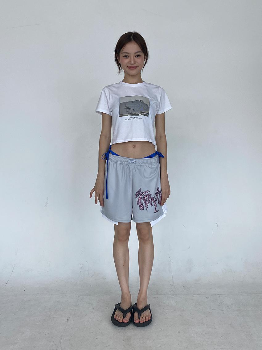 Alleyoop mesh short pants - Grey