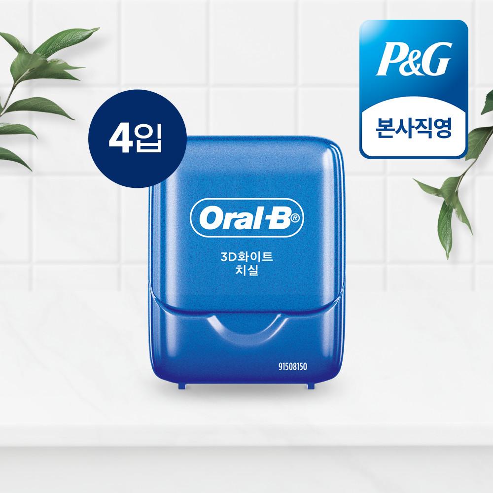 오랄비 글라이드 3D화이트 치실 35m 4개입
