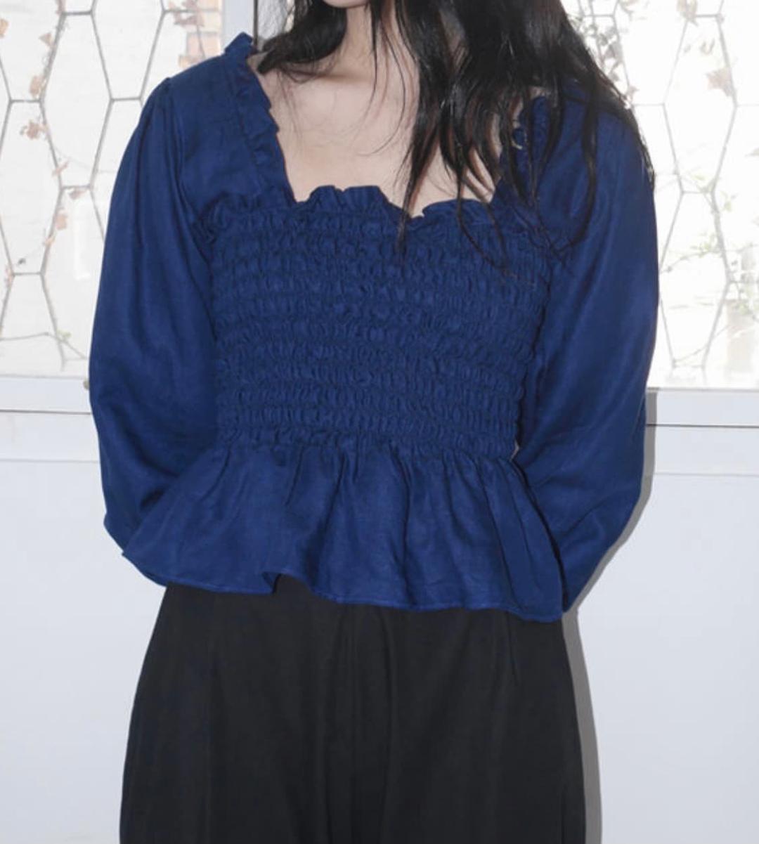 Shirring blouse | 후루츠패밀리