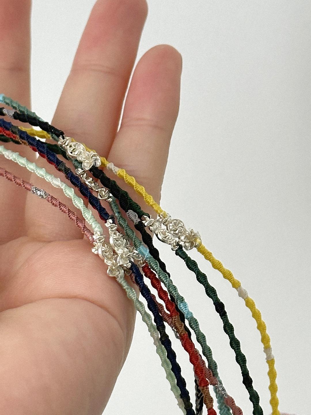 [윤은혜님 착용] 물결 팔찌 / Wave Bracelet