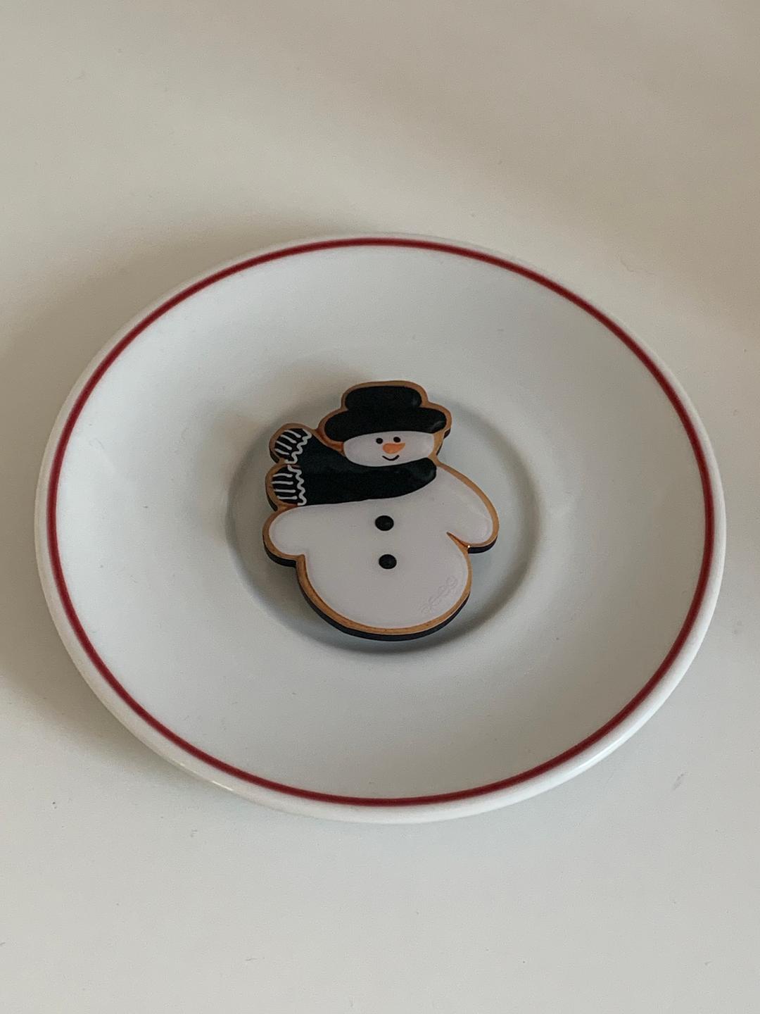 [겨울 한정판] 스노우맨 쿠키 톡