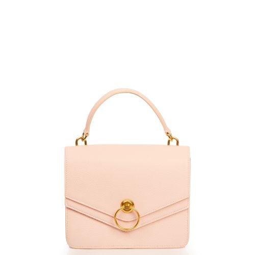 Harlow Satchel in Pink, Leather