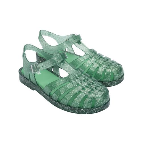 멜리사 우먼 포제션 샤이니 샌들 그린