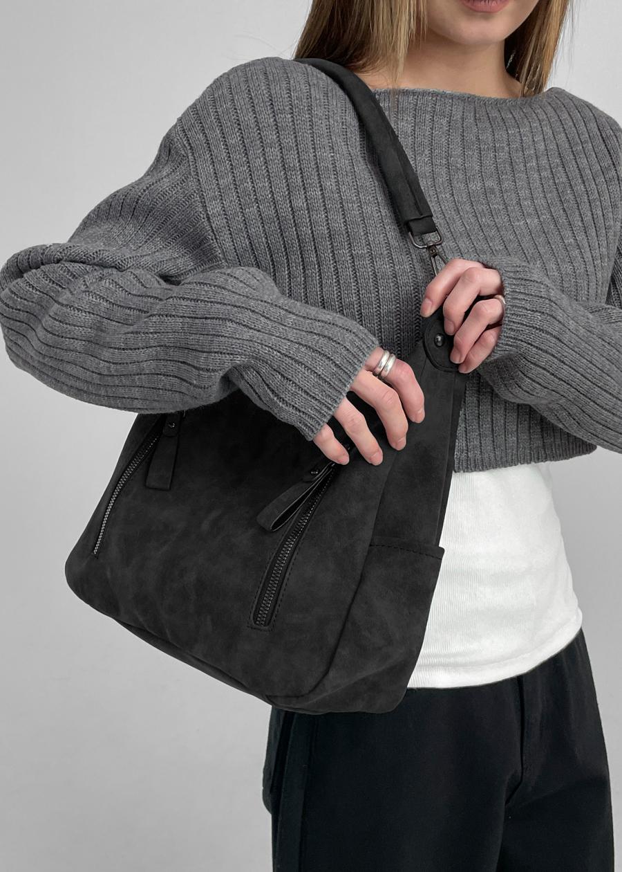 그리닛 빈티지 워싱 숄더백