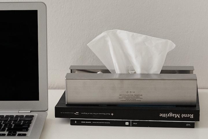 STAINLESS STEEL TISSUE CASE(3 COLORS)(스테인레스 티슈케이스)