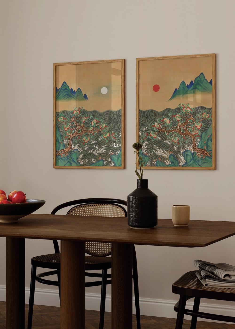 일월반도도 병풍 No.1