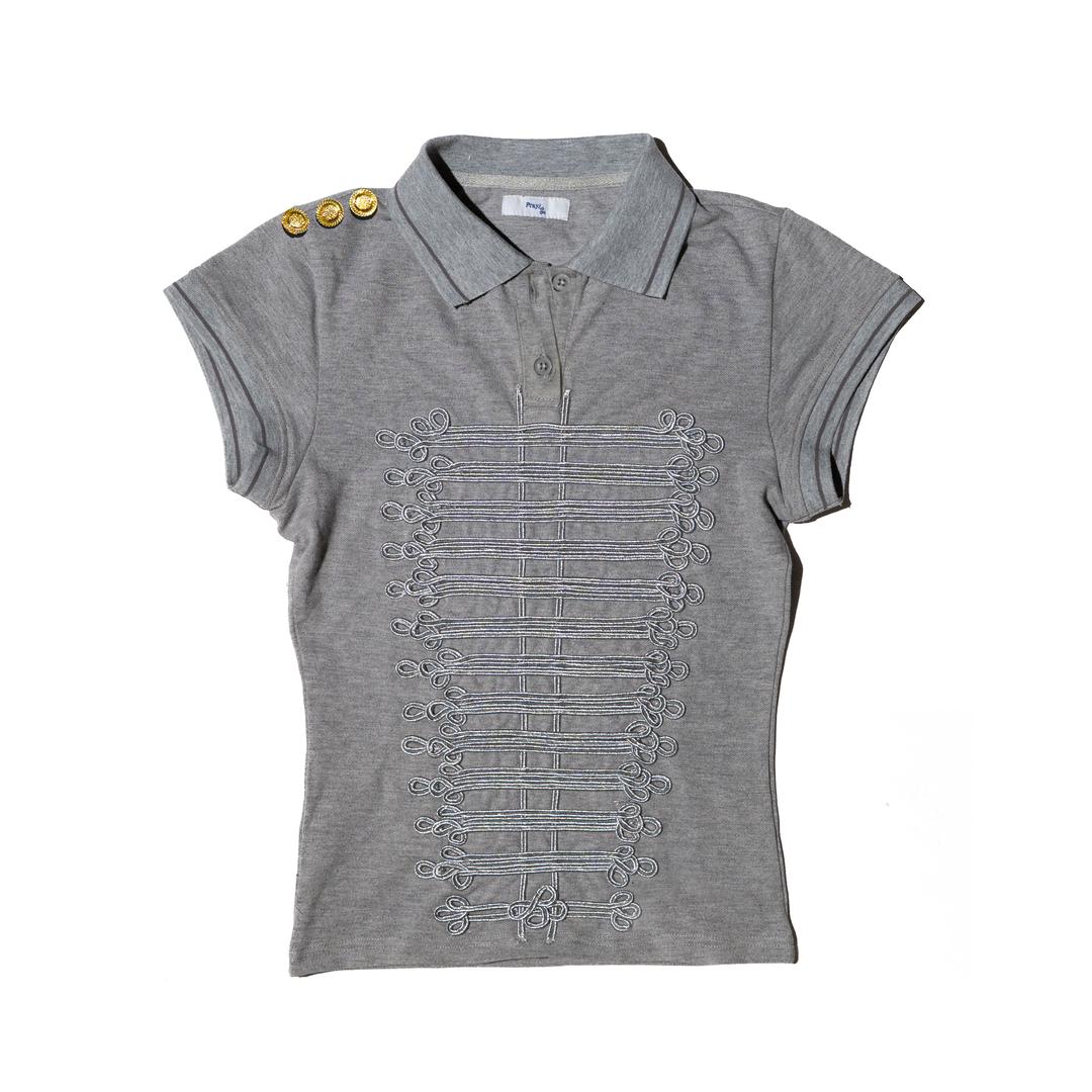 Marching Band Polo Grey