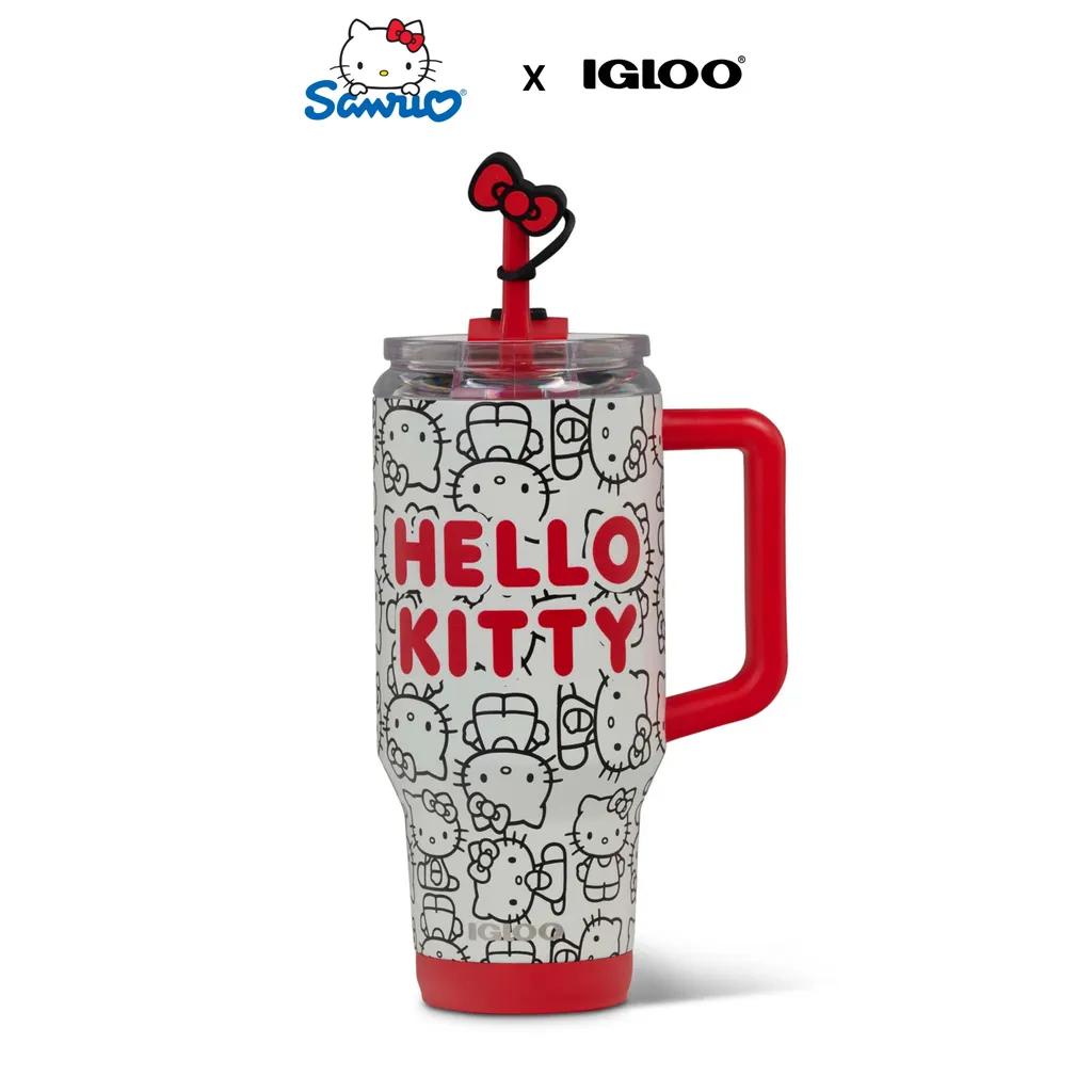 [헬로키티 x 이글루] 콜라보 클래식 32oz 플립 머그 텀블러 헬로키티 마이멜로디