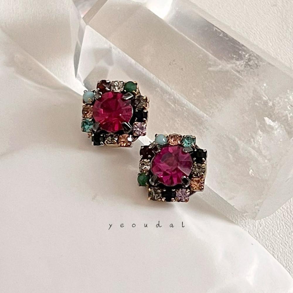 와인컬러링귀걸이