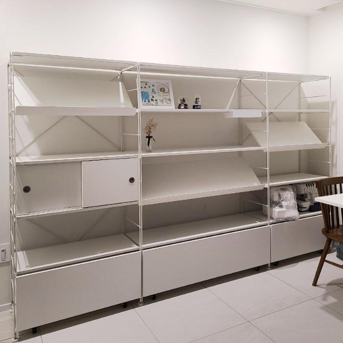 와이어수납 5단 W2800(800+1200+800)