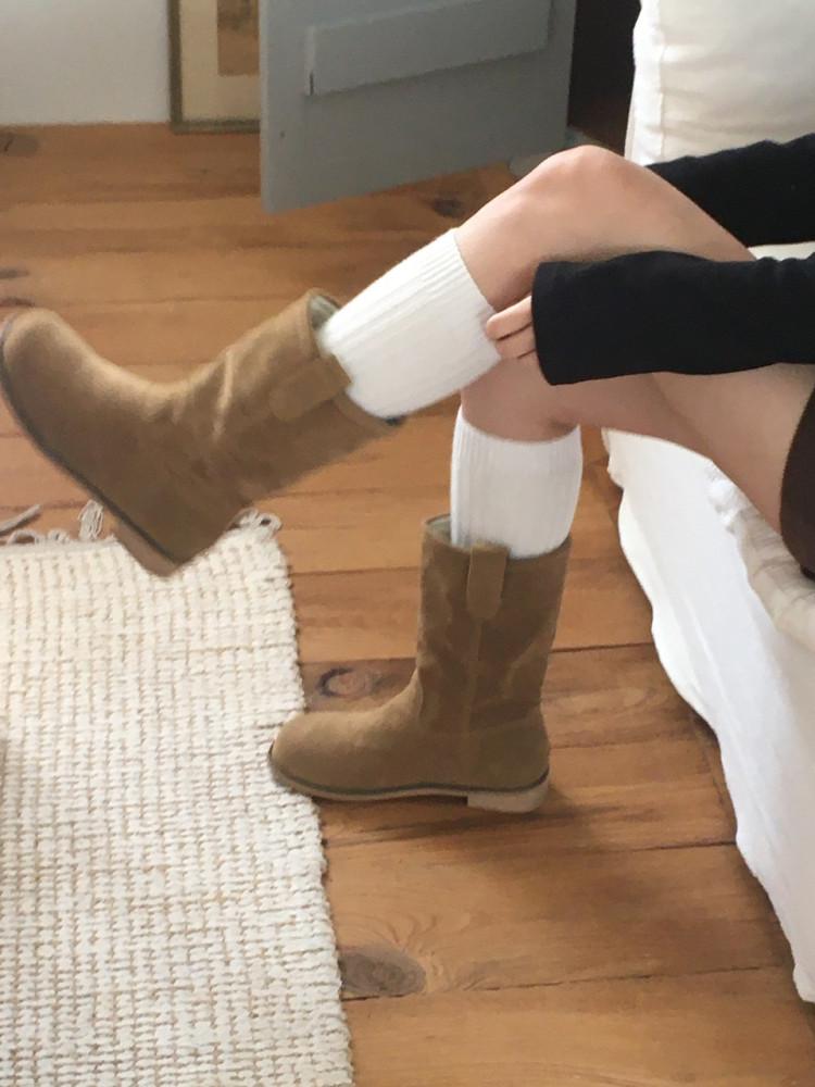 무드 웨스턴 미들 부츠 워커