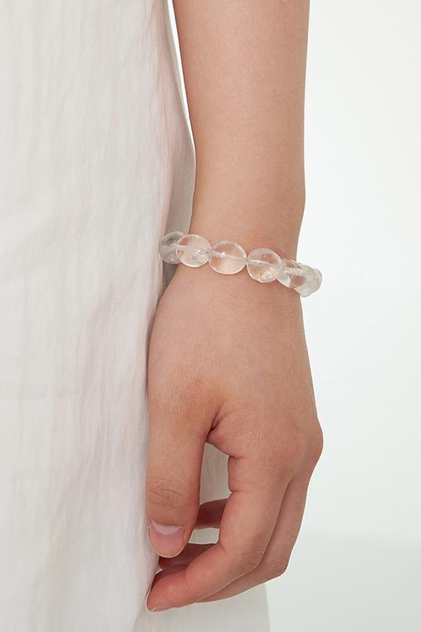 clear pebble bracelet