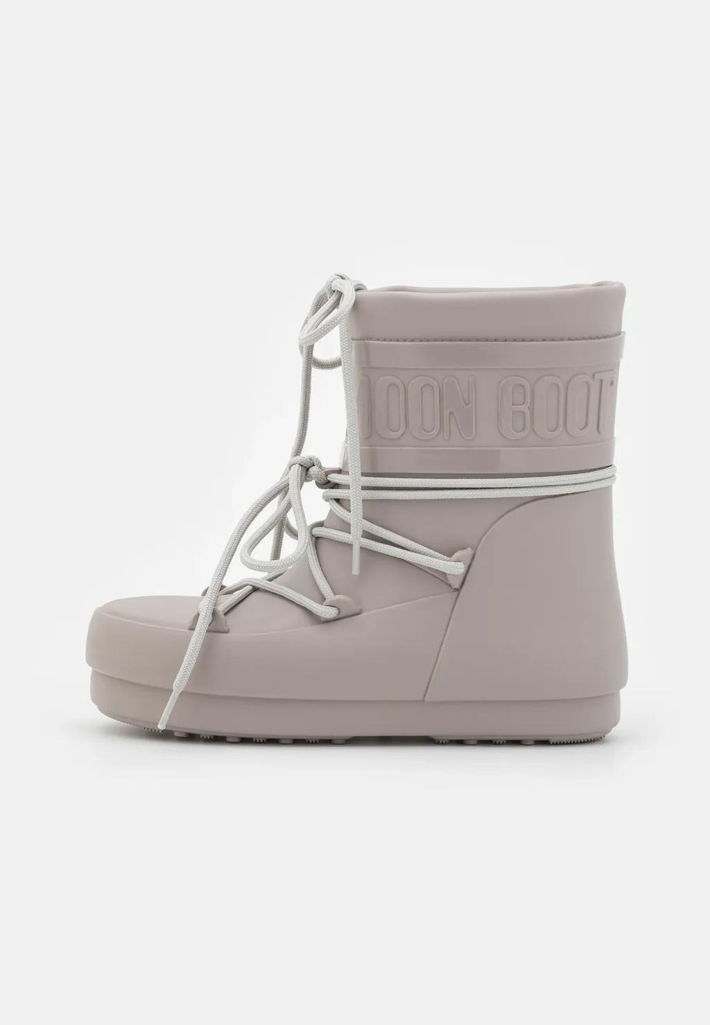 Moon Boot 문부츠 레인부츠 로우 그레이