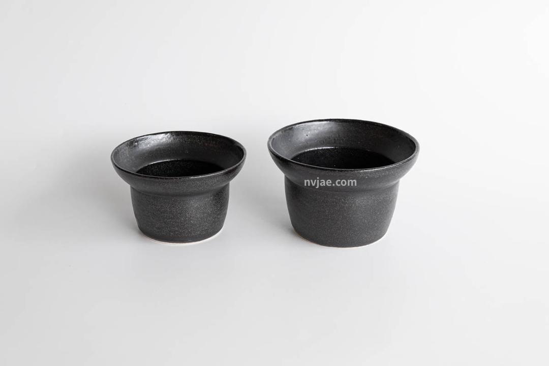 듬(2size)_Vintage black(밥그릇, 국그릇 사용가능)