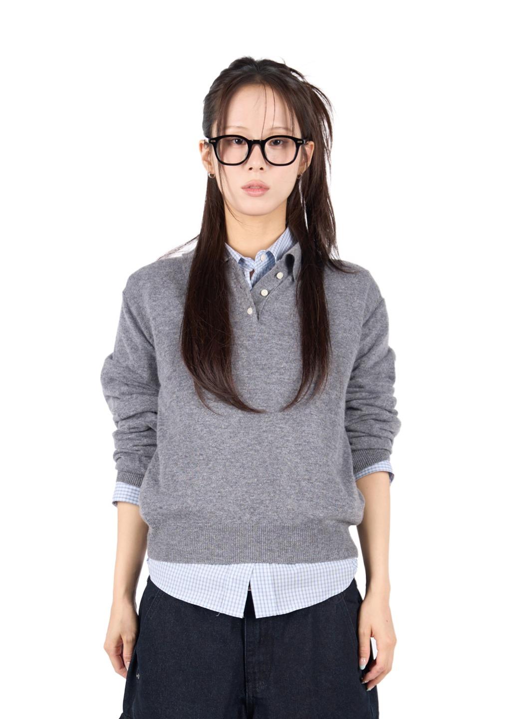 릿킴 CASHMERE COLLAR KNIT