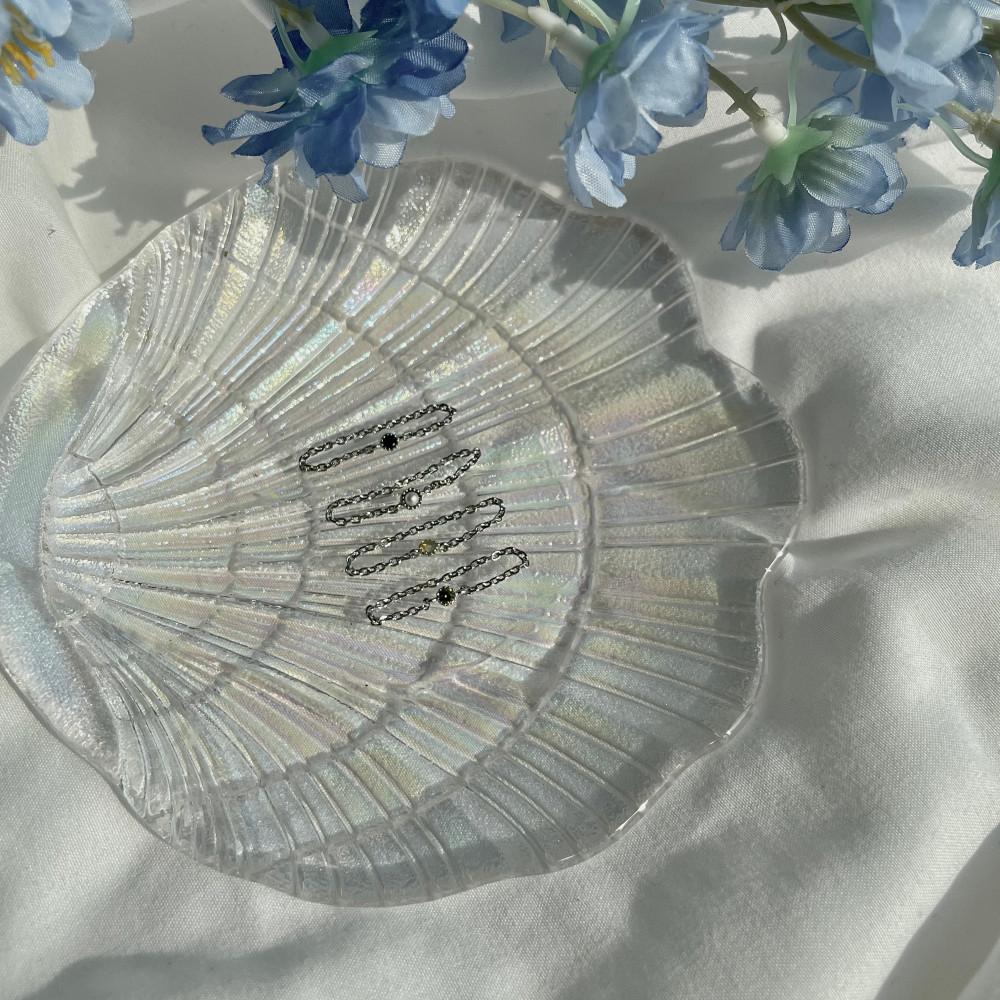 [IF메이드_써지컬] 젬 체인링 / Gem Chain Ring / 체인반지