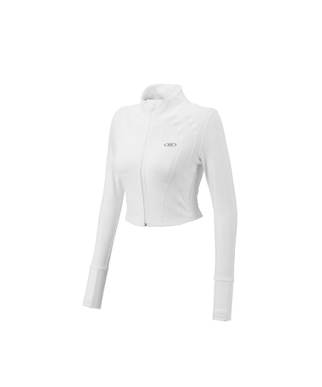 ACTIVE LINE FULL ZIP-UP JACKET [WHITE]