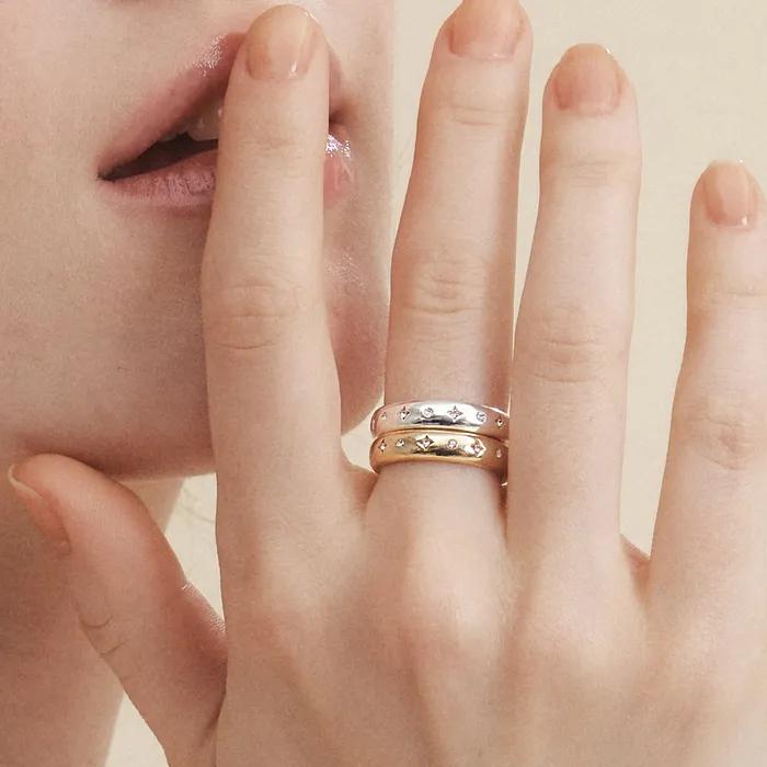 [희지 PICK][29CM 단독][SET] airi star cubic ring_2 colors