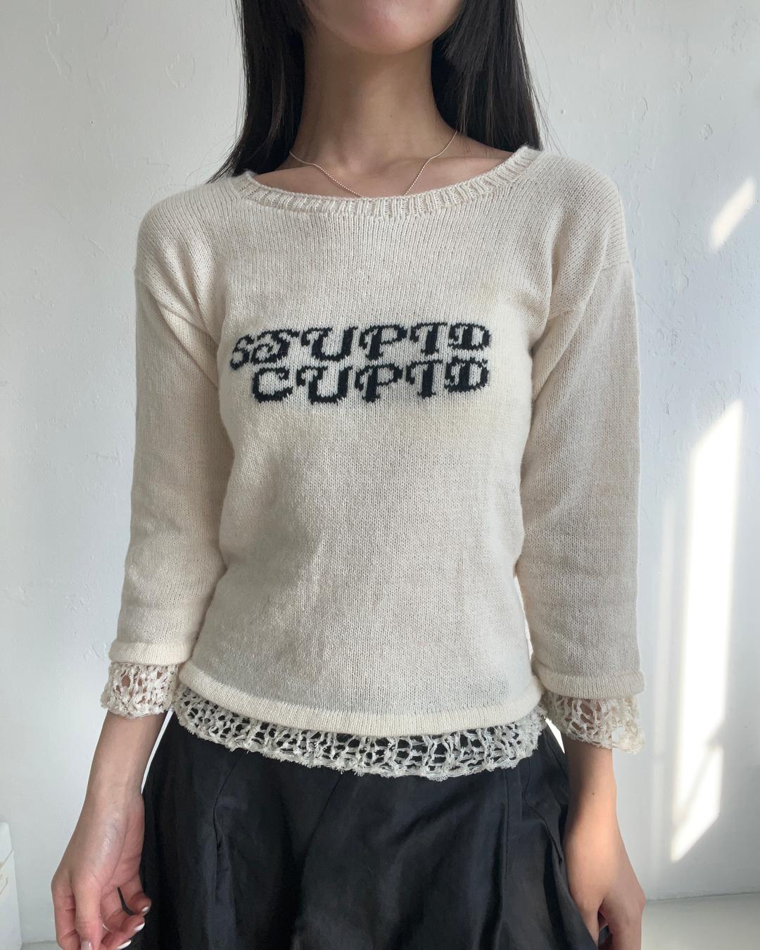 'stupid cupid' layered top