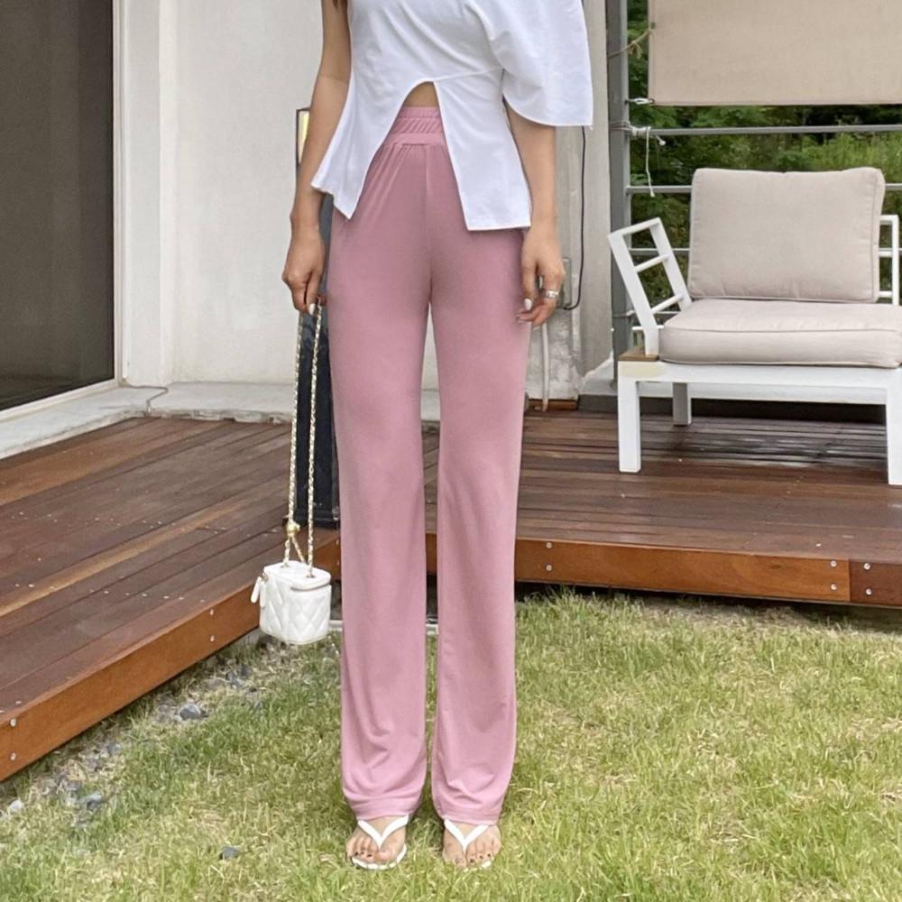 [두가지기장 / 자체제작] 아이스크림 일자 쿨링 밴딩 팬츠 [무료배송]