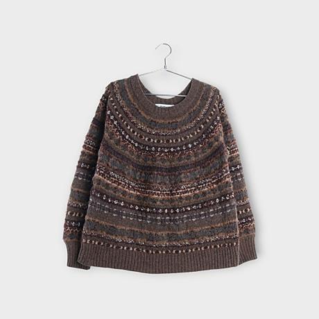 niko and… 빈티지 패턴 니트 / WOMEN 3(FREE)