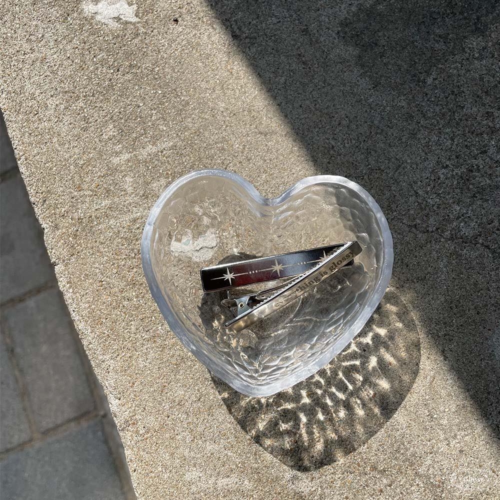 [Glossy]실버 헤어핀