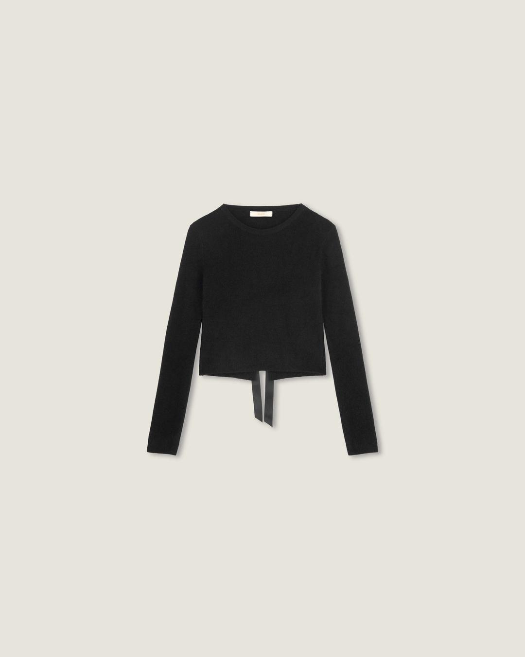 Black Ribbon Knit
