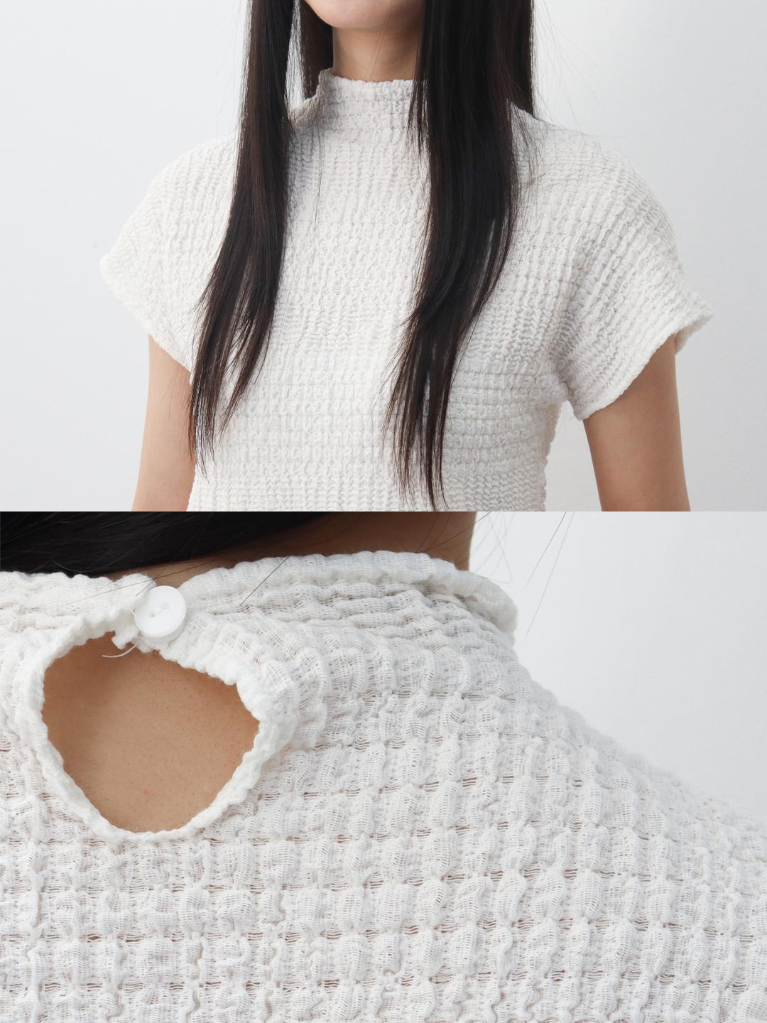 POM POM VINTAGE TOP (3COLOR)