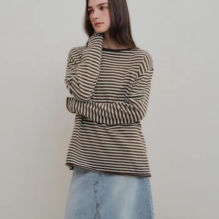 Meg stripe knit (mint)