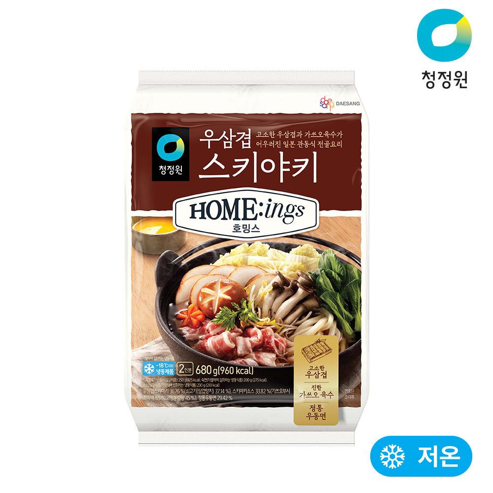 [청정원] 호밍스 우삼겹 스키야키 1개