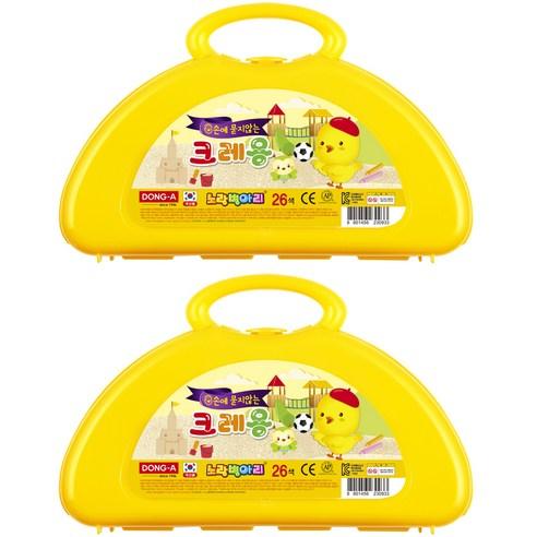 노랑병아리 크레용, 26색, 2개 - 크레용/크레파스 | 쿠팡