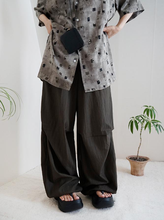 Texture flow jogger pants_빠른출고