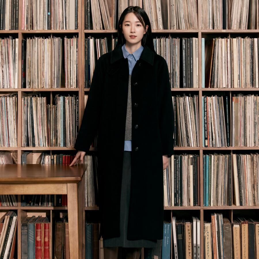 [COUTURE]원지안 핸드메이드벨티드맥코트