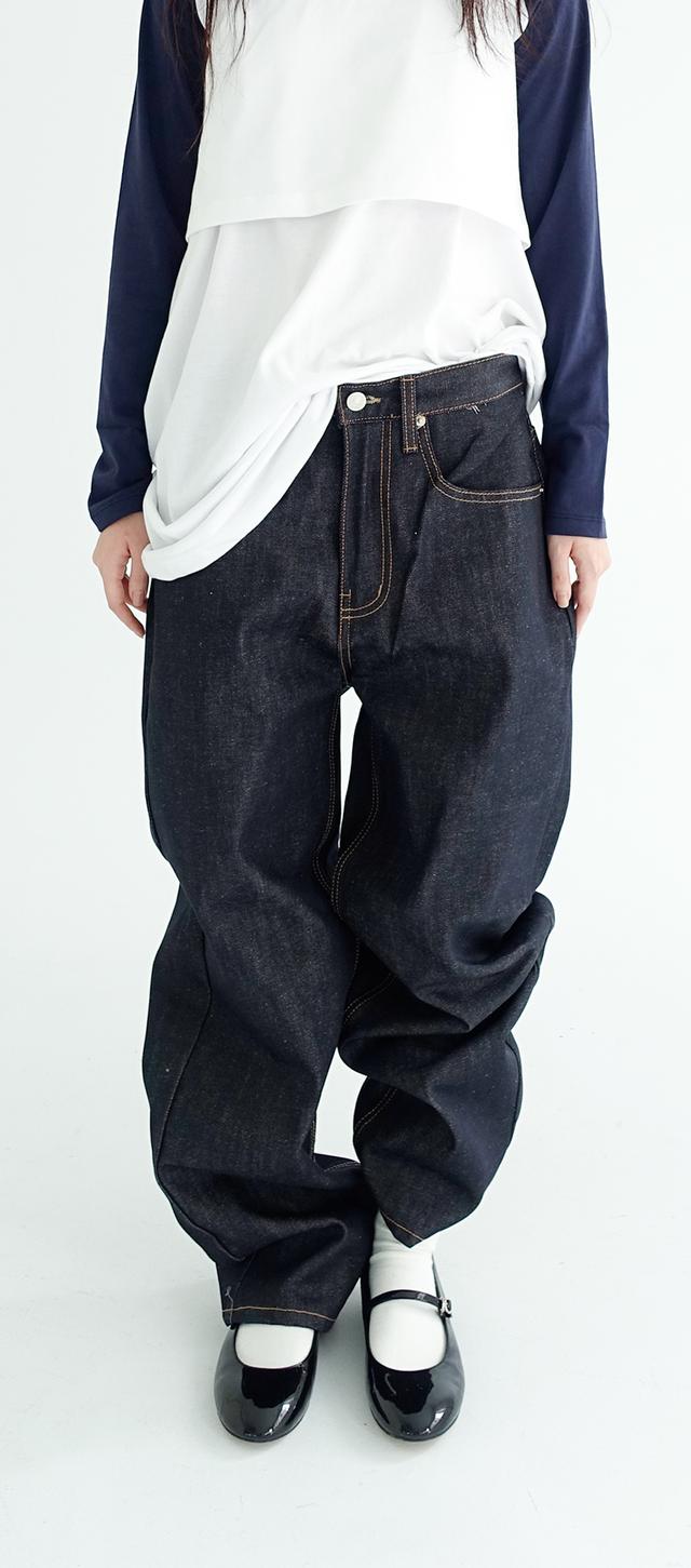 아캄 아캄(AAKAM) Knee Pin-tuck Camouflage Twill Pants (Khaki